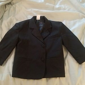 2T boys black suit jacket